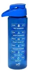 Botella De Agua Deportiva Dehuka Dakar Fit 750ml Azul - Tapa Rebatible - Hidratacion Activa