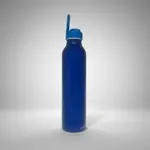 Botella De Agua Deportiva Dehuka Aluminio Lisa 500ml Color Azul Tapa A Roscas Libre BPA