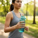 Botella Agua Deportiva Dehuka Big Dakar 1100ml Full Aquamarine Pico Bebedero Asa Superior Libre Bpa