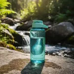 Botella Agua Deportiva Dehuka Big Dakar 1100ml Full Aquamarine Pico Bebedero Asa Superior Libre Bpa