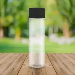 Botella De Agua Deportiva Dehuka Geo 500ml Negro - Diseno Ergonomico - Tapa Rebatible