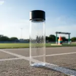 Botella De Agua Deportiva Dehuka Geo 500ml Negro - Diseno Ergonomico - Tapa Rebatible