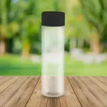 Botella De Agua Deportiva Dehuka Geo 500ml Negro - Diseno Ergonomico - Tapa Rebatible