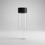 Botella De Agua Deportiva Dehuka Geo 500ml Negro - Diseno Ergonomico - Tapa Rebatible