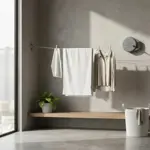 Tender Ropa De Pared Dehuka Extensible 1.5 Mts, Acero Inoxidable, Plegable Gris