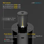 Difusor Aceites Esenciales Airversa AN6 Batería 20mL