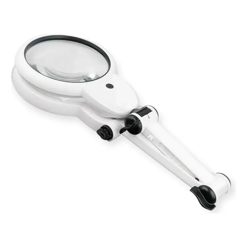 Lupa Lampara Led Soporte Con Luz Calida Y Fria