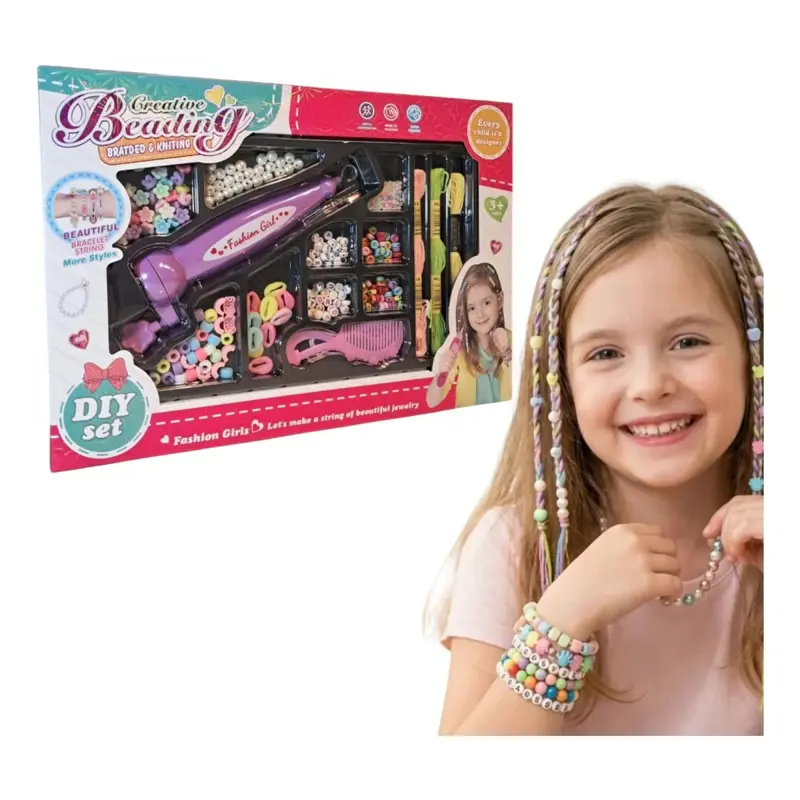 Kit Para Armar Bijoteurie Trenzador Pulseras Trenzas