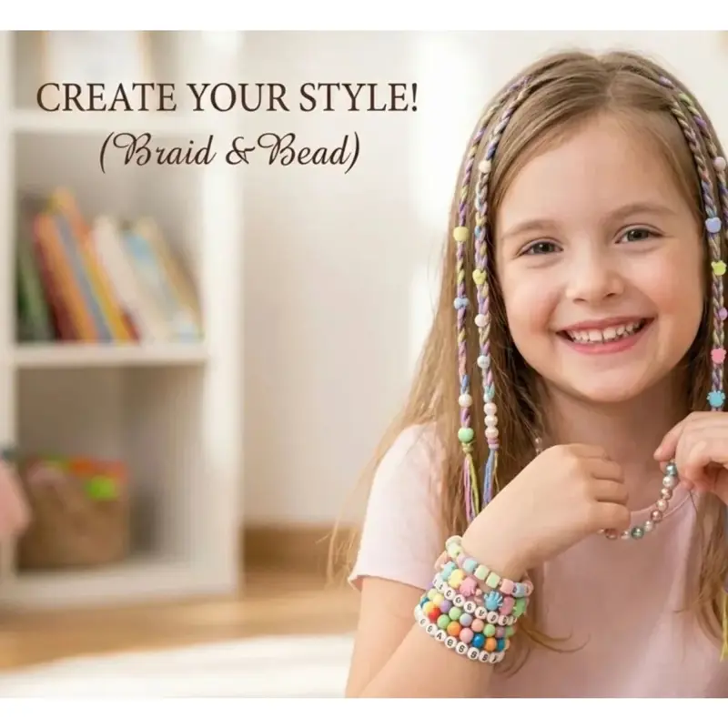 Kit Para Armar Bijoteurie Trenzador Pulseras Trenzas