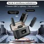 Microfono Inalambrico Profesional Celular Doble