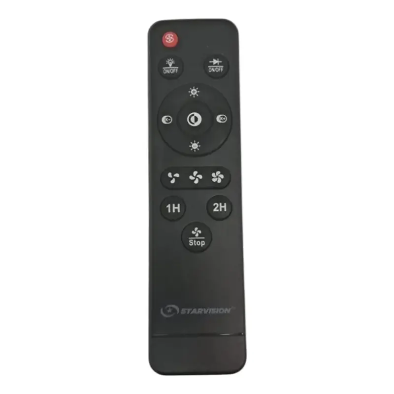 Ventilador De Techo Con Plafón Led Y Control Remoto 60 Cm 50 Hz Blanco Plástico 3