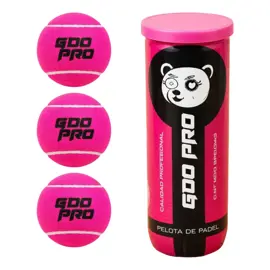 Set Tubo De Pelotas Pink Gdo Pro Pa...