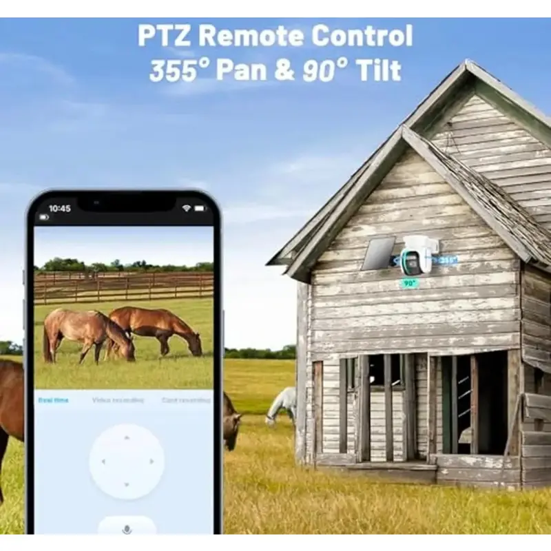 Cámara De Seguridad Celular Con Wifi 4 G Inalámbrica