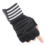 Guantes Para Gym Gimnasio Deportivos Medio Dedo Con Abrojo