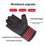 Guantes Para Gym Gimnasio Deportivos Medio Dedo Con Abrojo