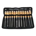 Set De Gubias Cinceles Para Tallar Madera Con Estuche