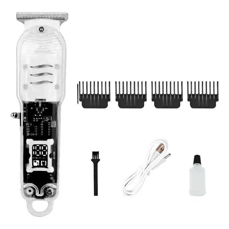 Cortadora De Pelo Afeitadora Barba Patillas Accesorios blanco blanco