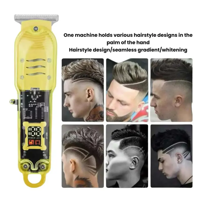 Cortadora De Pelo Afeitadora Barba Patillas Accesorios blanco blanco