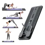 Tabla Pilates Reformer Plegable Gym Fitness Negro
