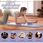 Tabla Pilates Reformer Plegable Gym Fitness Negro