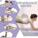 Tabla Pilates Reformer Plegable Gym Fitness Negro