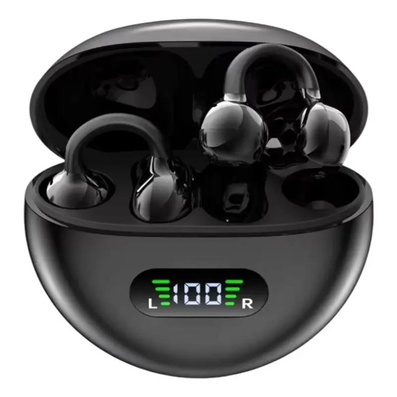 Auriculares Clip Bluetooth Gym Inalámbricos Negro