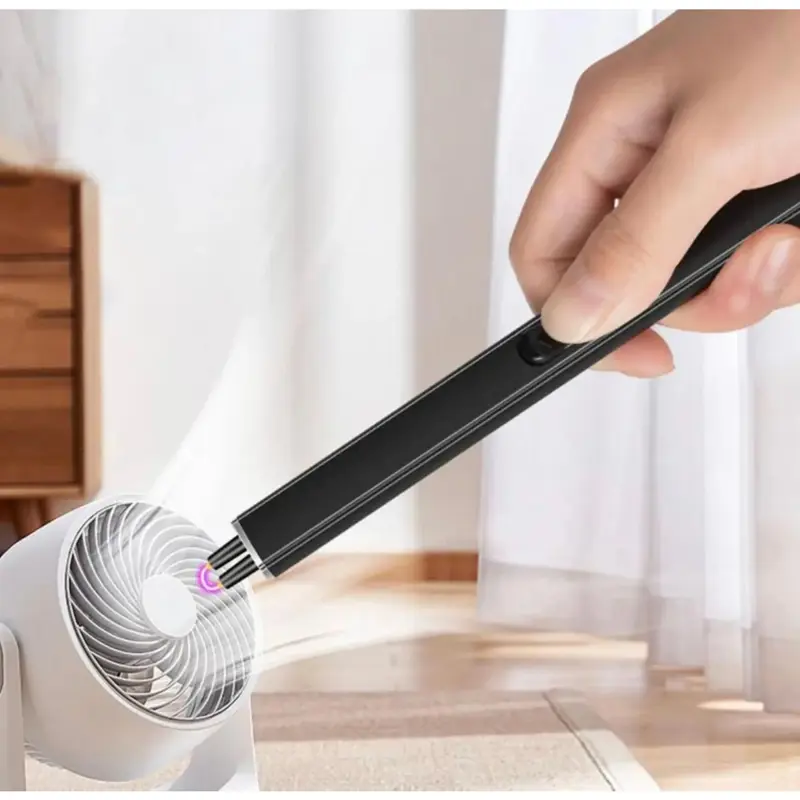 Encendedor Para Cocina Eléctrico Plasma Recargable Usb Naranja