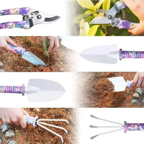 Set De Jardinería Herramientas Kit Pala Rastrillo Tijera