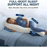 Almohada Corporal Ergonómica Para Alivio De Espalda