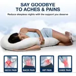 Almohada Corporal Ergonómica Para Alivio De Espalda