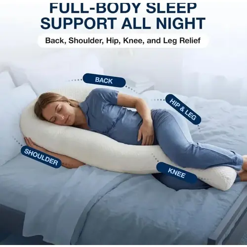 Almohada Corporal Ergonómica Para Alivio De Espalda