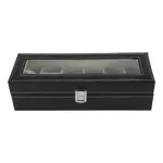 Estuche Para Reloj Exhibidor Caja Para Relojes 6 Espacios