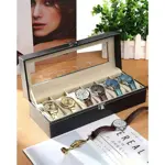 Estuche Para Reloj Exhibidor Caja Para Relojes 6 Espacios
