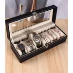 Estuche Para Reloj Exhibidor Caja Para Relojes 6 Espacios