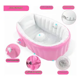 Bañera Inflable Para Bebé Con Sopor...