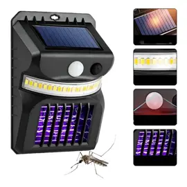 Lámpara Solar Led Mata Mosquitos Re...