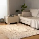 Alfombra 75x120 Cm Peluda Pelo Moderna, Dormitorio / Living