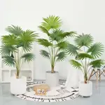Planta Artificial 160cm Grande Decorativa 7 Hojas Premium