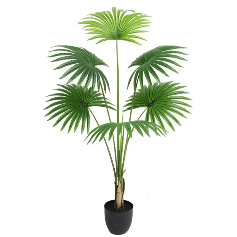 Planta Artificial 160cm Grande Decorativa 7 Hojas Premium