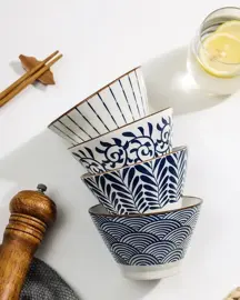 Set X4 Bowl De Cerámica Elegante De...