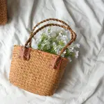 Canasta Mimbre Matera Picnic Con Manijas