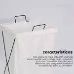 Cesto Canasto Ropa Sucia Tela Laundry Plegable Con Manijas