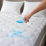 Cubre Funda Colchón Impermeable 2 Plazas 140x190cm Blanco