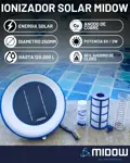 Ionizador Solar Para Piletas Midow Ecologico 120000 Litros