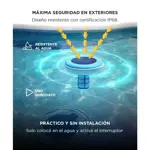 Ionizador Solar Gadnic Luz Nocturna LED