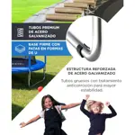 Cama Elástica Gadnic 183 mts con Red de Seguridad