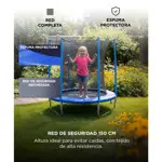 Cama Elástica Gadnic 183 mts con Red de Seguridad