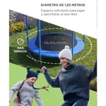 Cama Elástica Gadnic 183 mts con Red de Seguridad