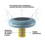 Ionizador Pileta Piscinas Solar 300M3 Pack X2 Waggs