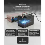 Cargador De Batería Para Auto Gadnic AV300 Mantenedor 12v - 24v Corte Automático Inteligente